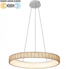 Φωτιστικό Κρεμαστό LED 32W 230V 3200lm CCT Σχοινί 42041